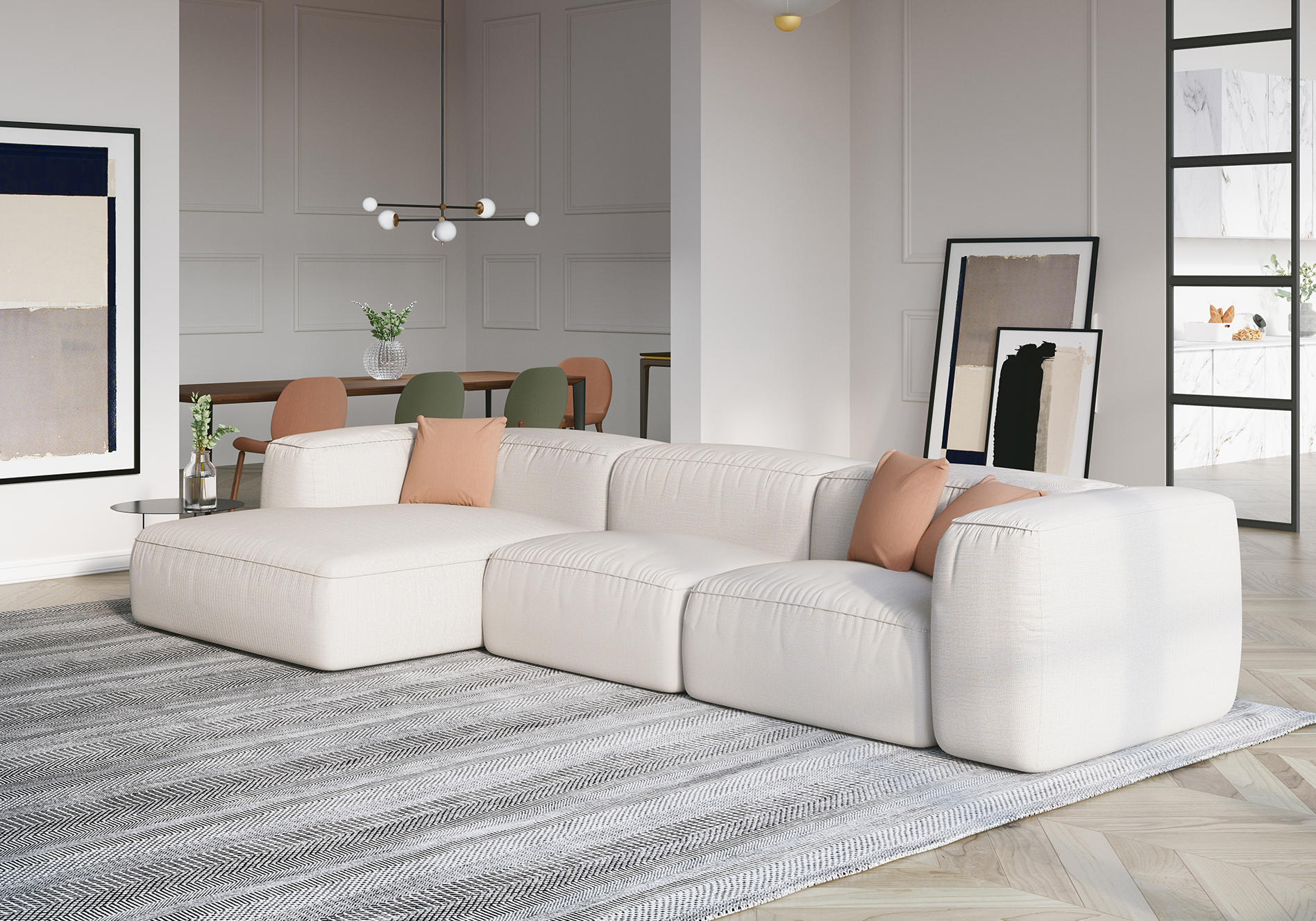 Meble na wysokich nogach czy do podłogi – które wybrać?